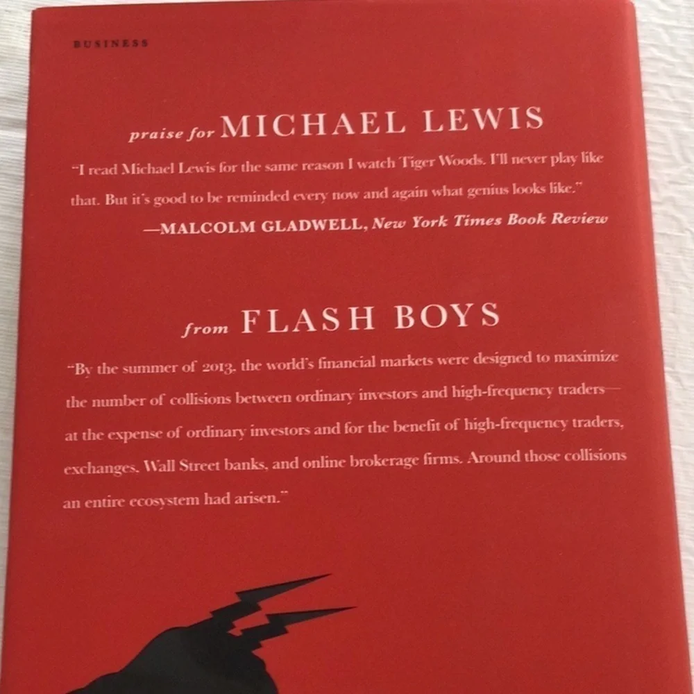Flash Boys by Michael Lewis Hardcover